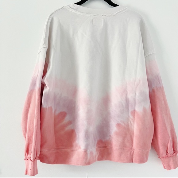 NWT Free People FP Movement Metti Ombré Sweatshirt - Pink - Picture 11 of 15